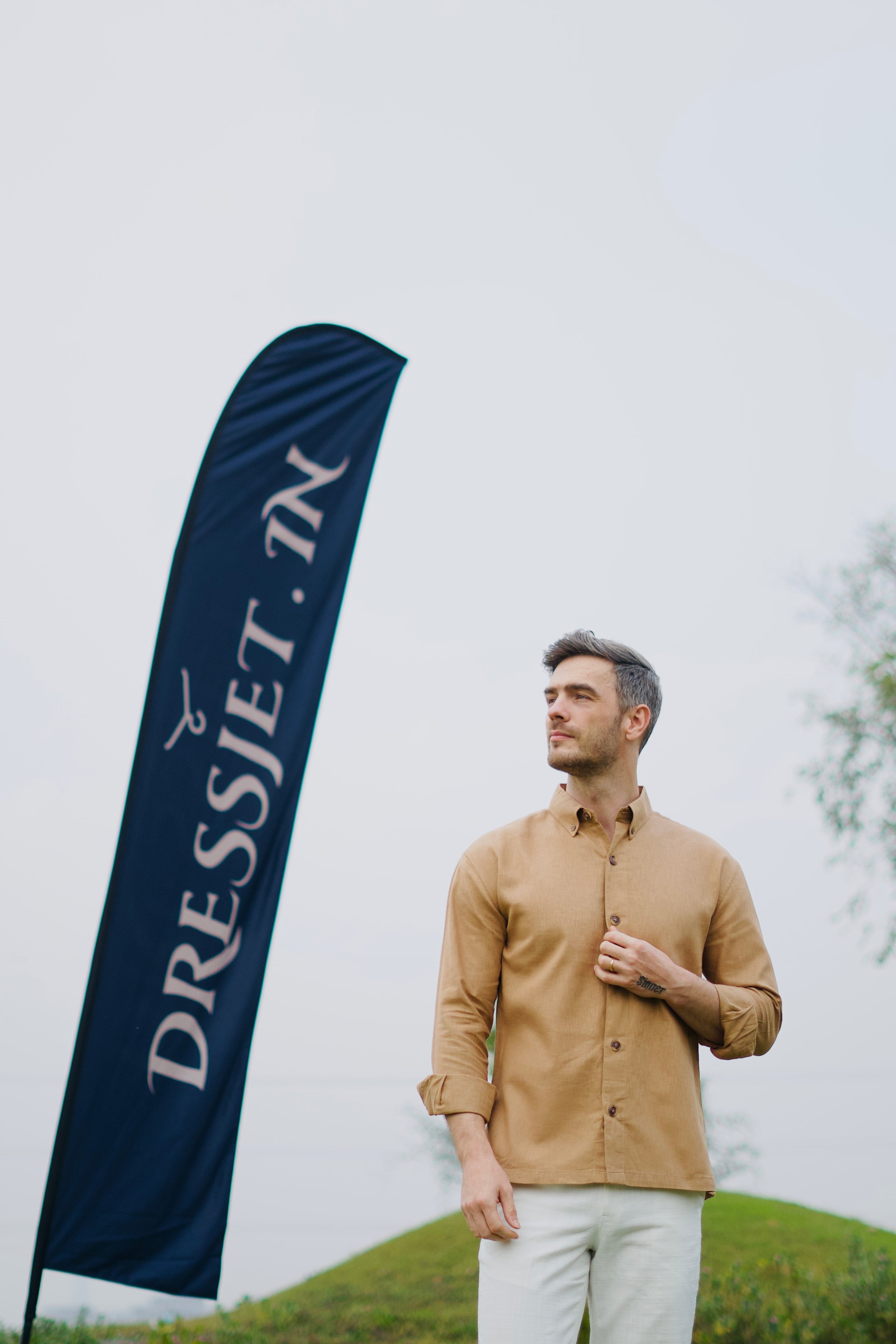 The Desert Casablanca Style 5 Button Shirt