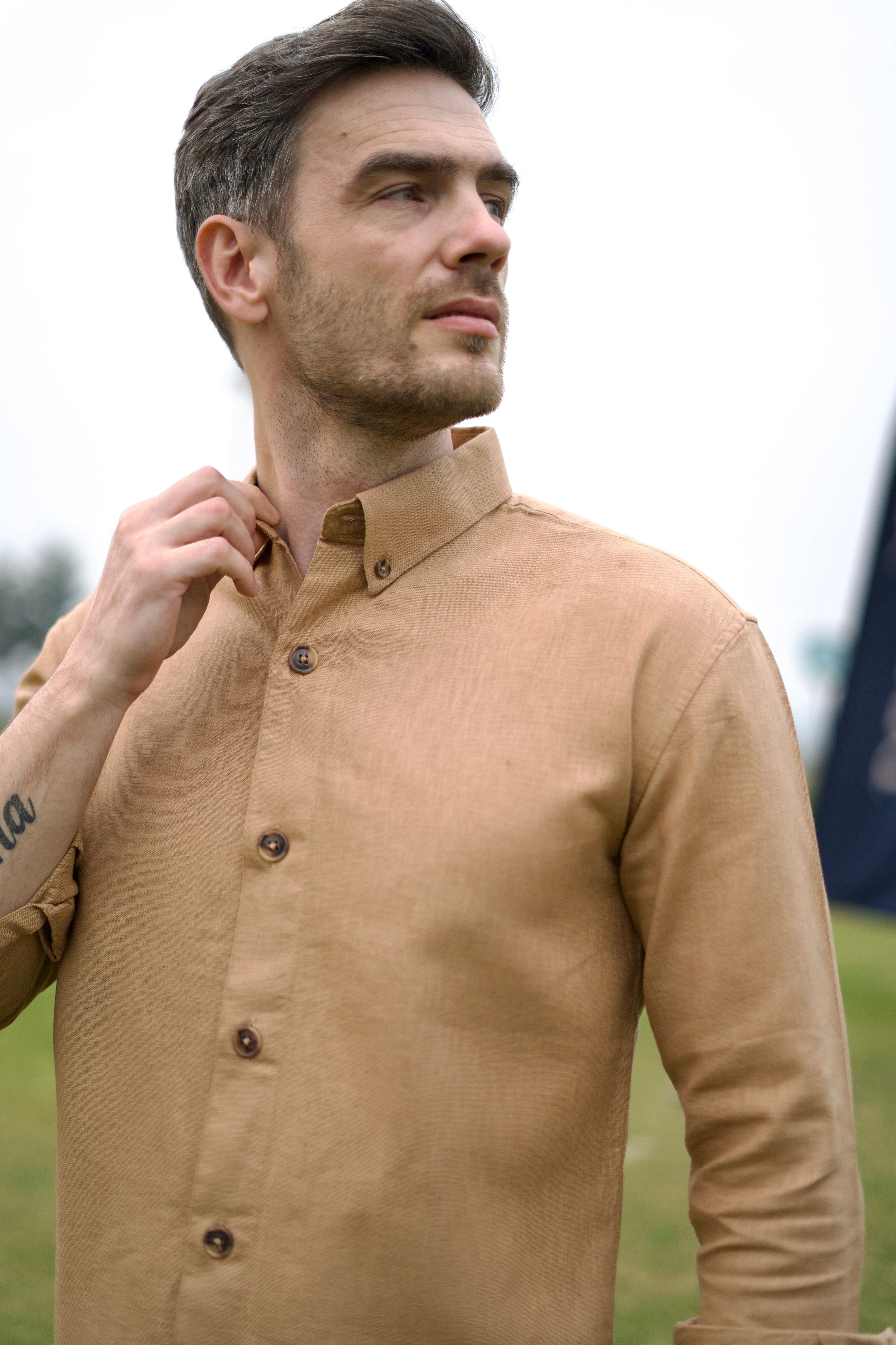 The Desert Casablanca Style 5 Button Shirt