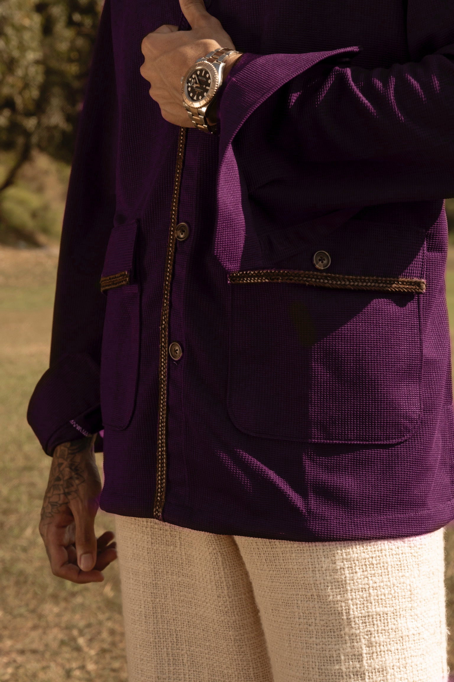 The Bronzeleaf Plum Shirt