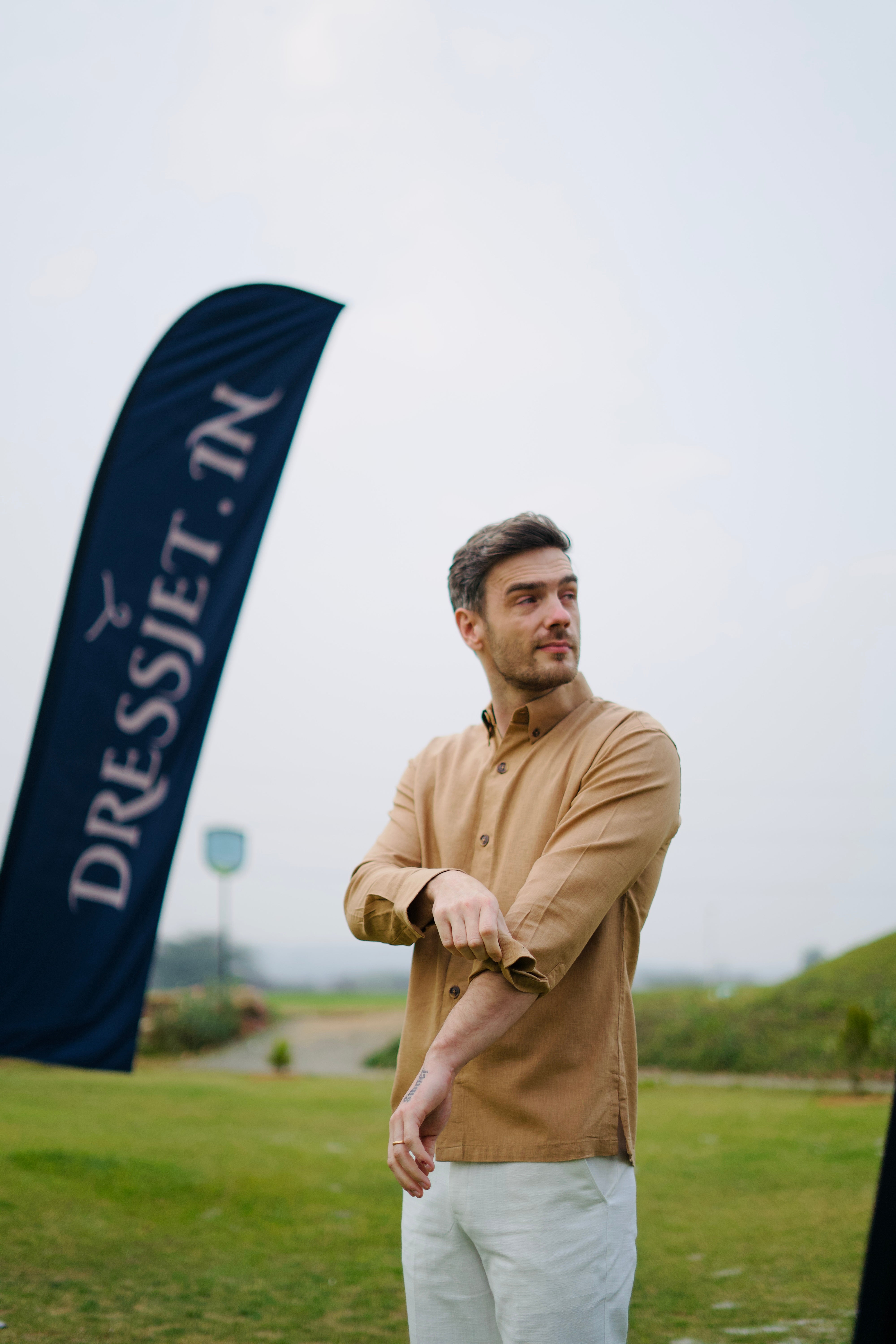 The Desert Casablanca Style 5 Button Shirt