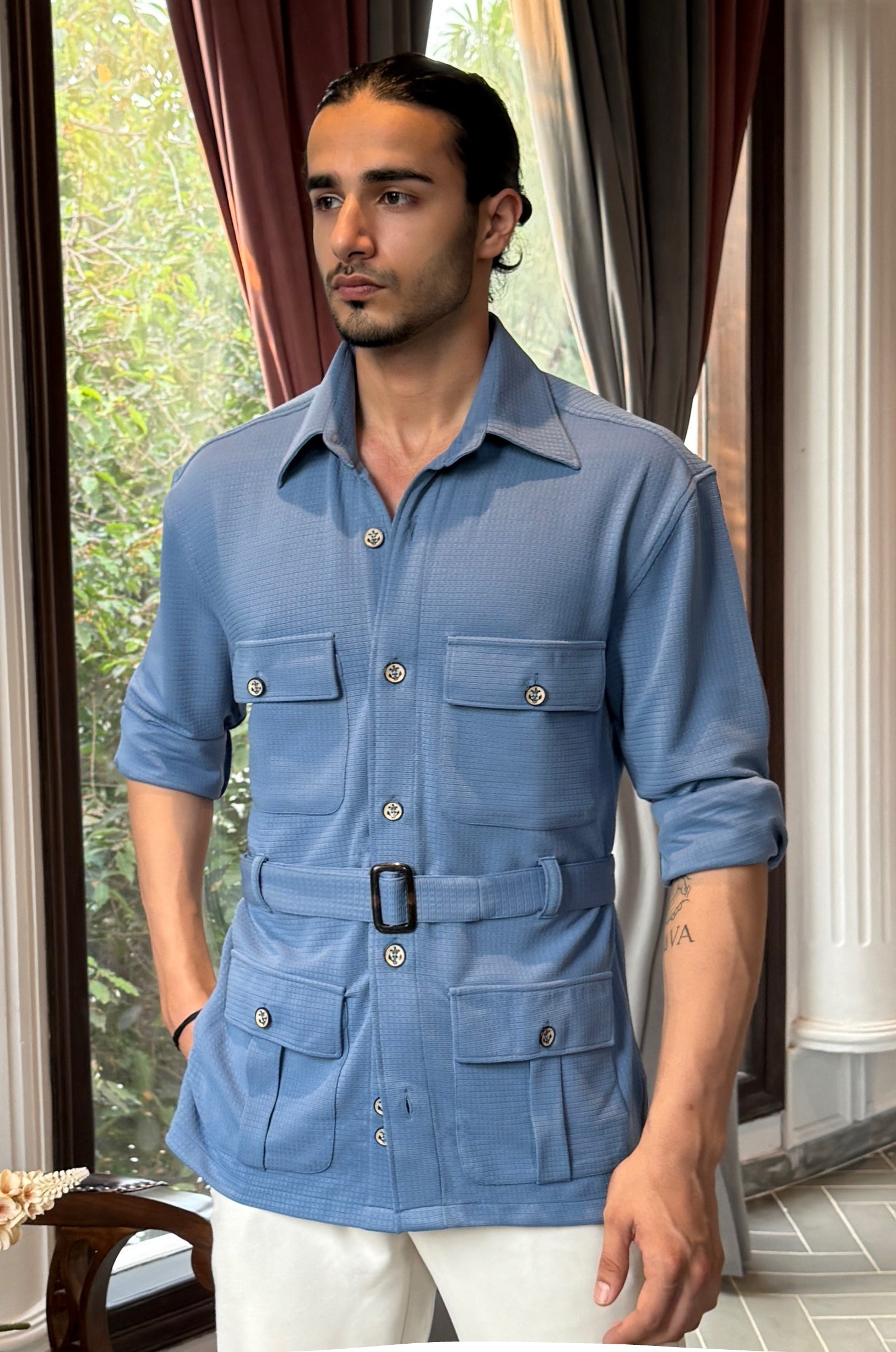 The French Riviera Safari Shirt