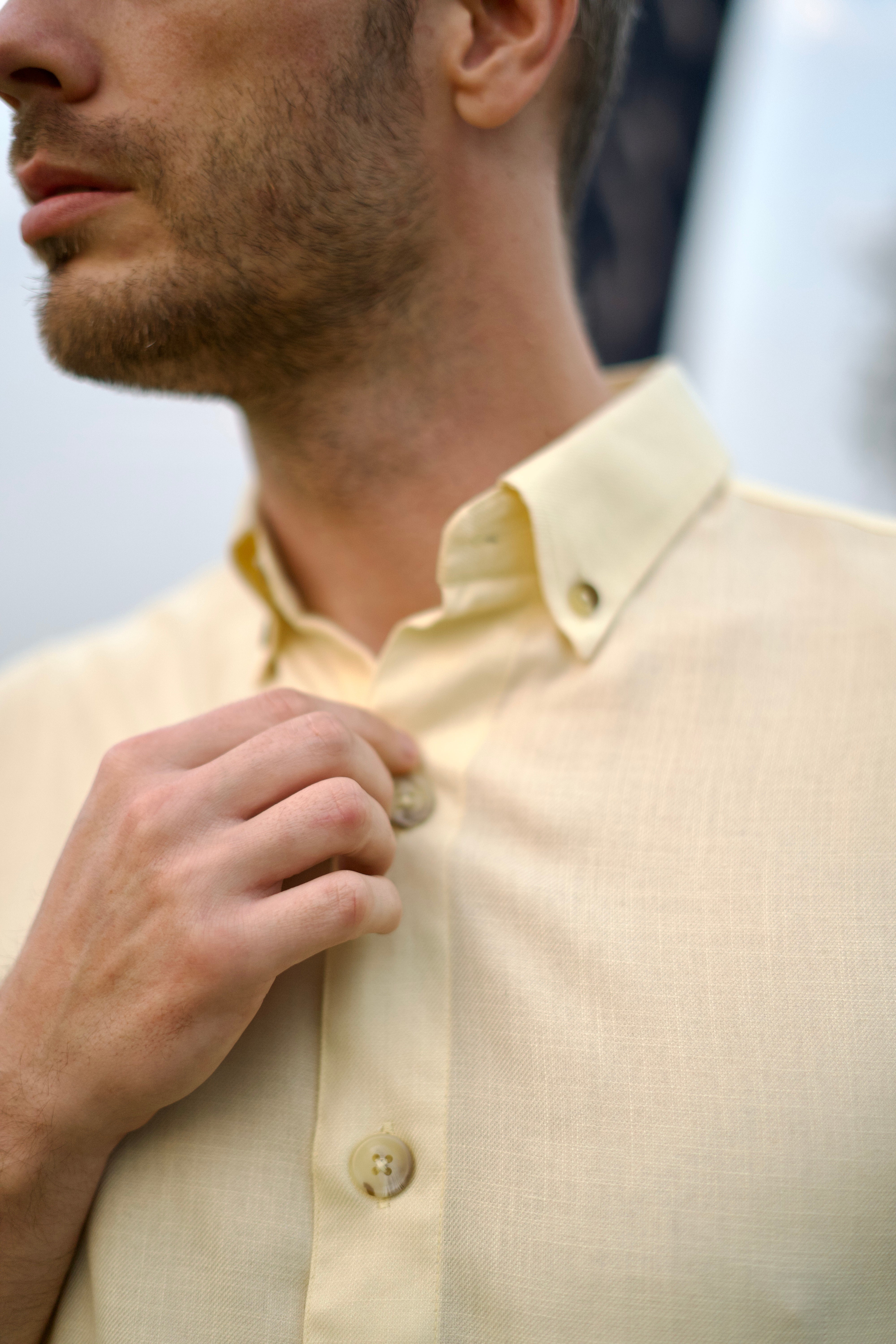 The Lemon Casablanca Style 5 Button Shirt