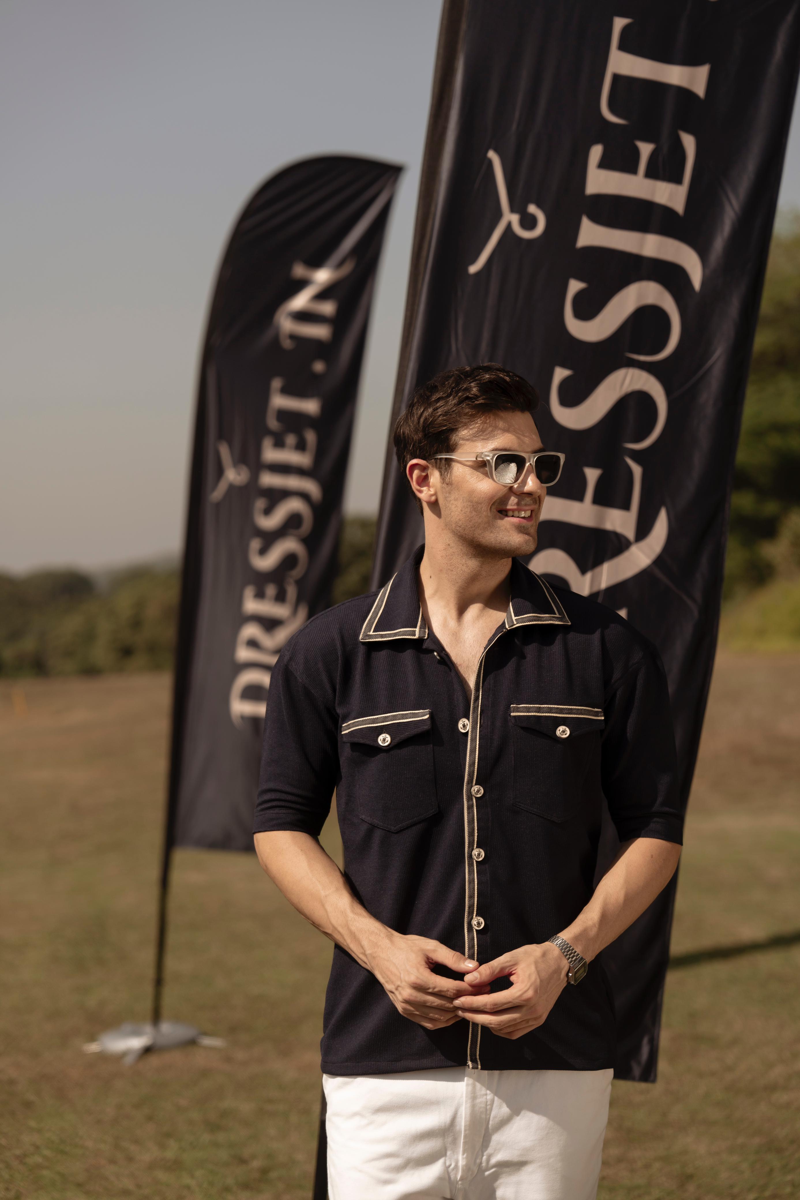 Midnight Blue Anchor Shirt
