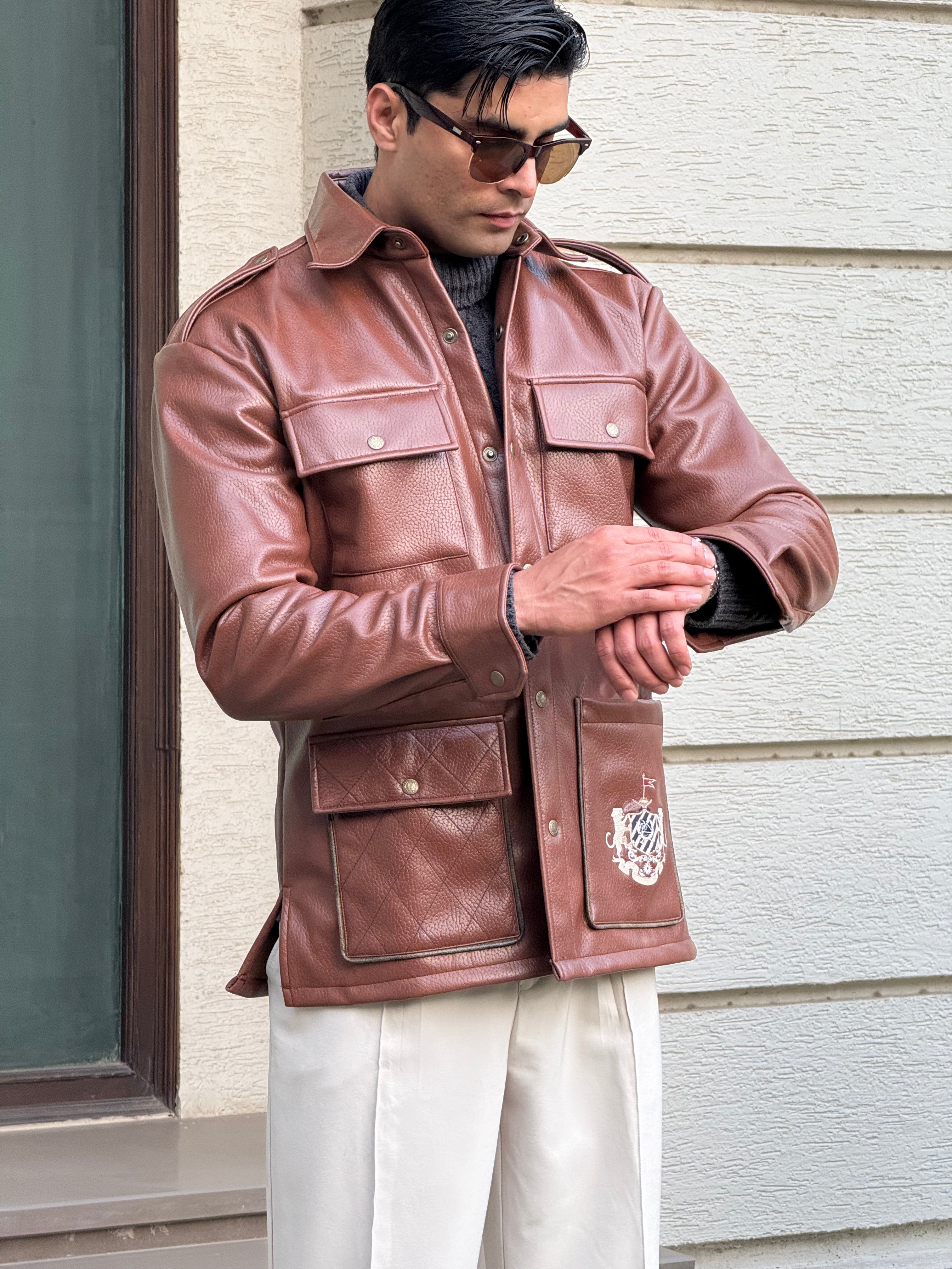 The Crownfield Leather Jacket