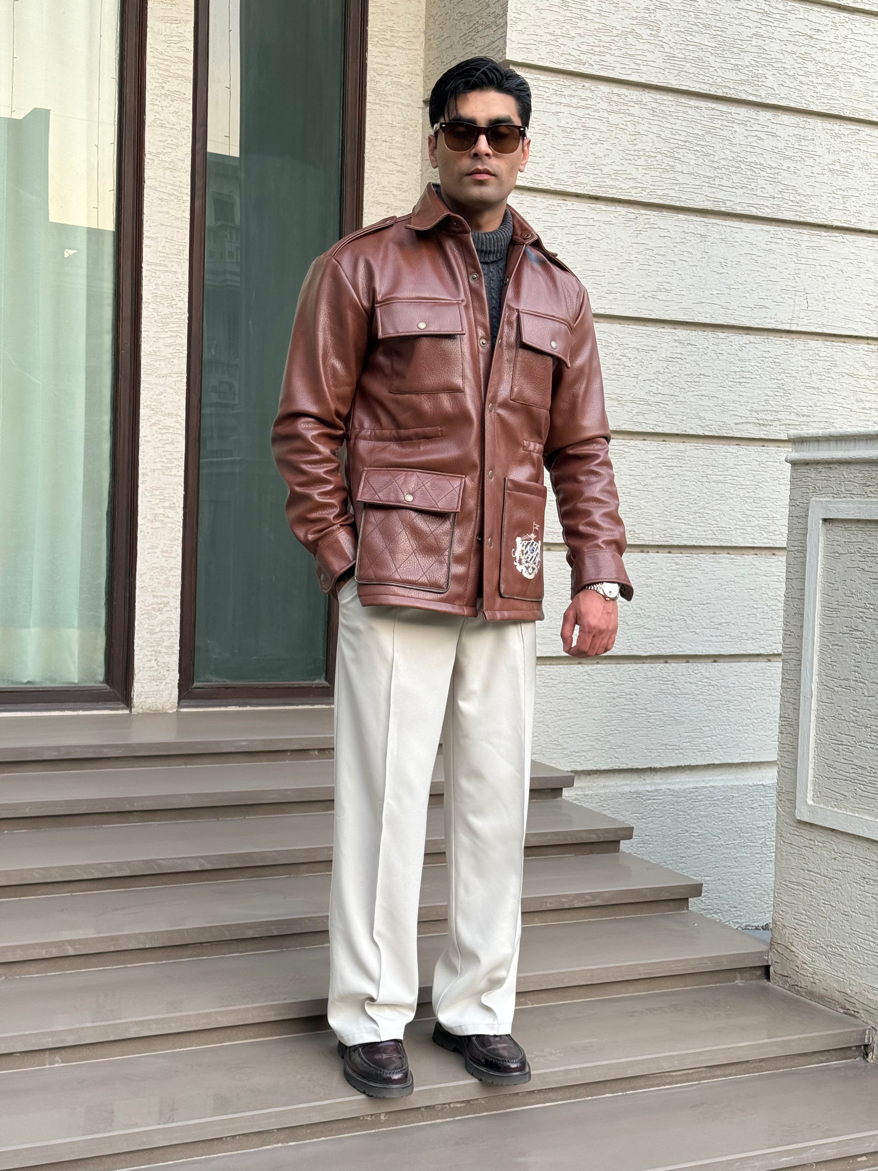 The Crownfield Leather Jacket