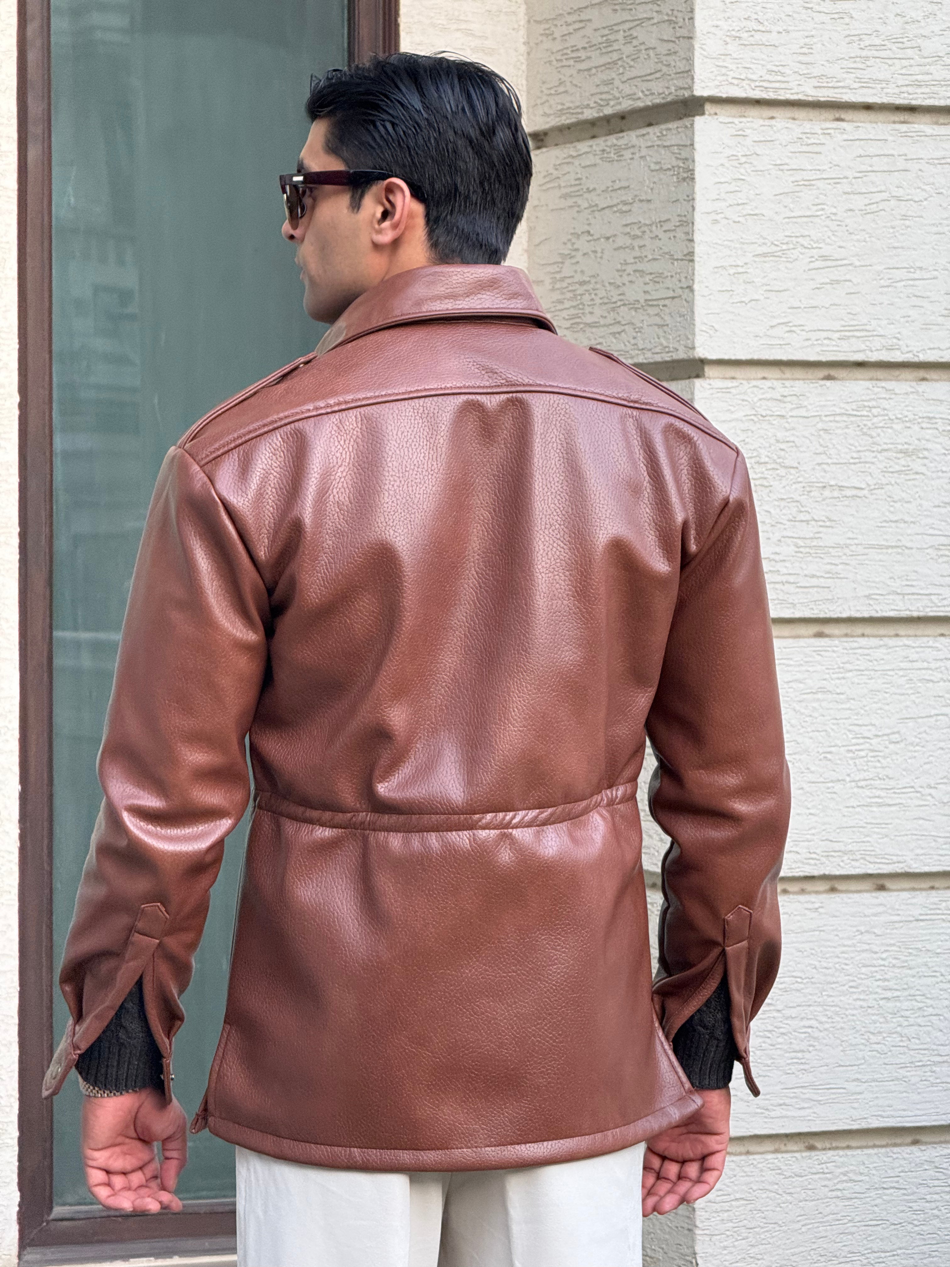 The Crownfield Leather Jacket