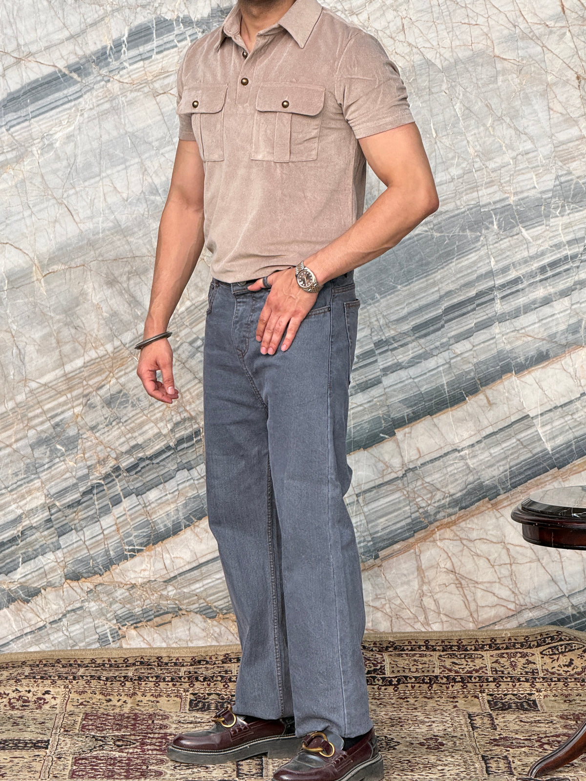 The Ashmere Graphite Denim