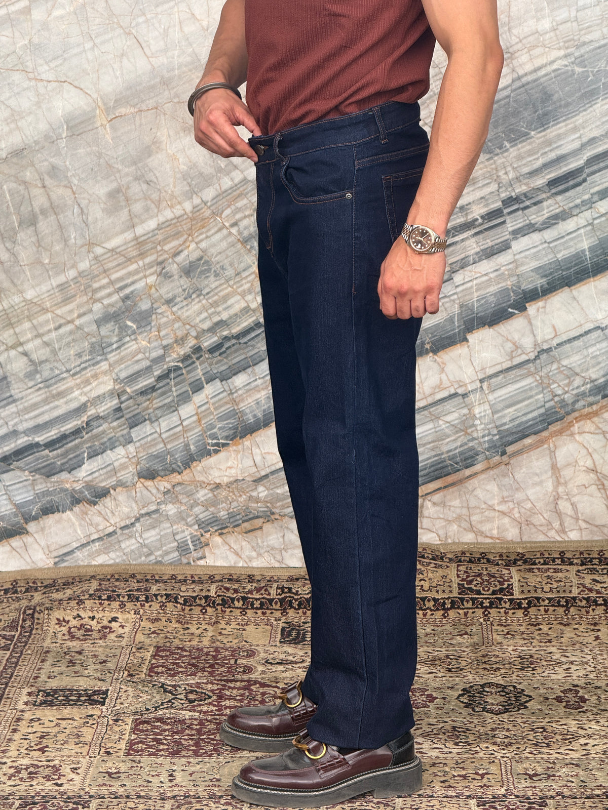 The Richberg Vintage Blue Denim
