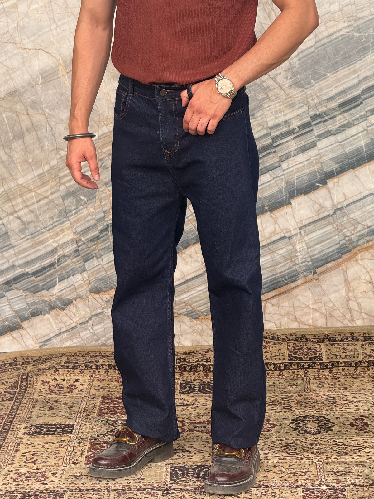 The Richberg Vintage Blue Denim