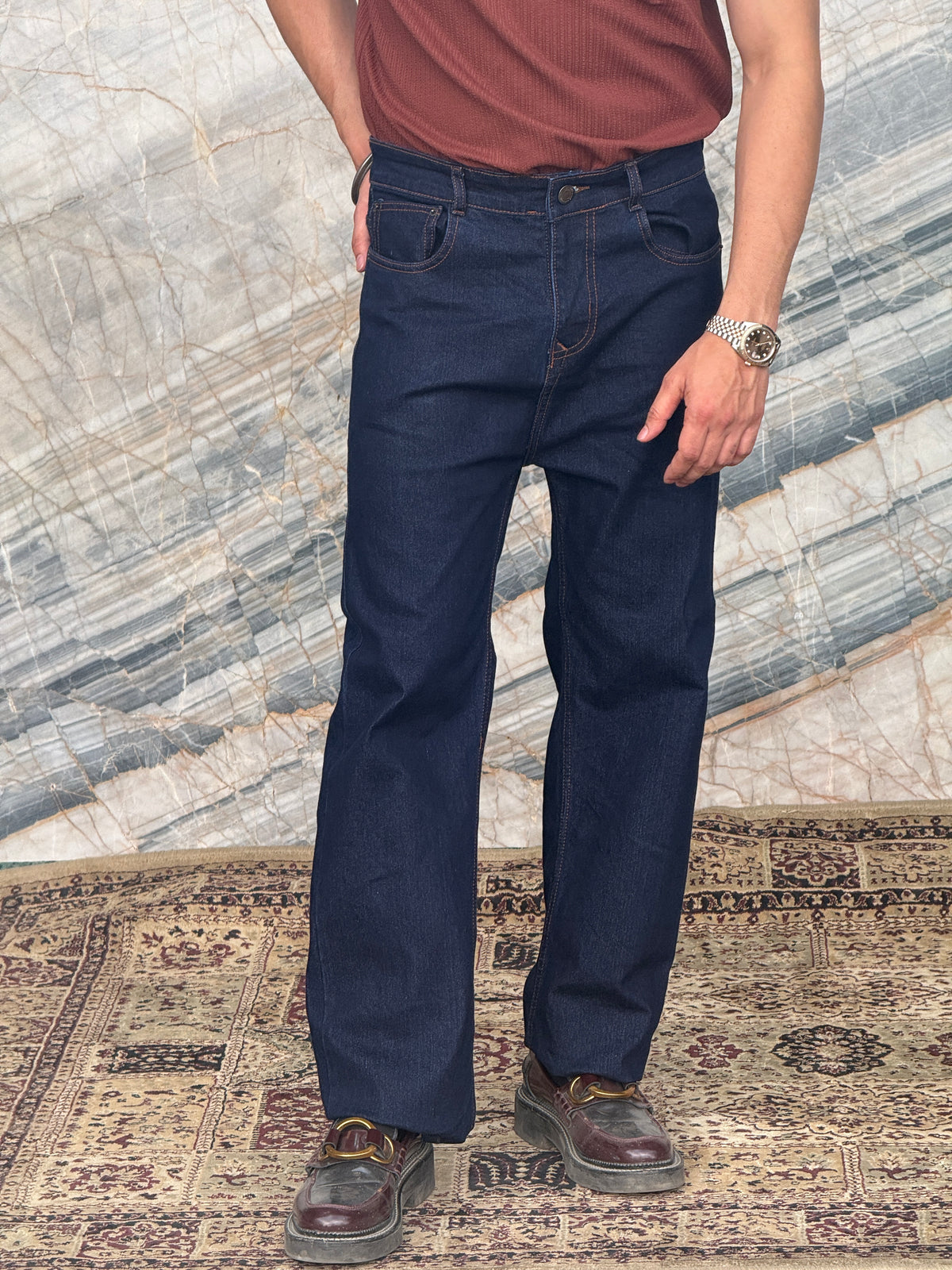 The Richberg Vintage Blue Denim
