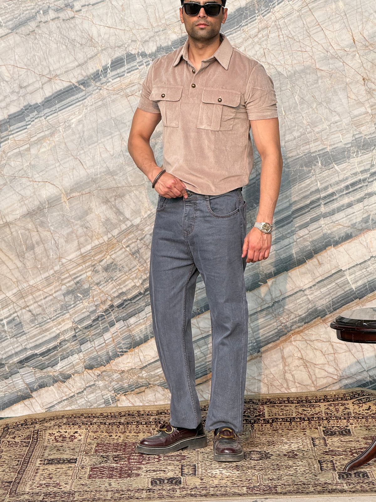The Ashmere Graphite Denim